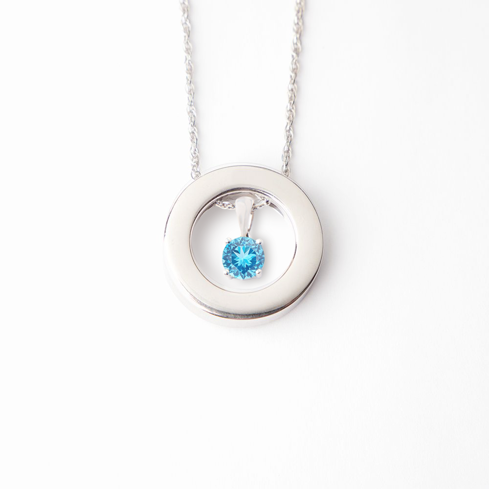 Circle of Life Cremation Pendant - Lotus