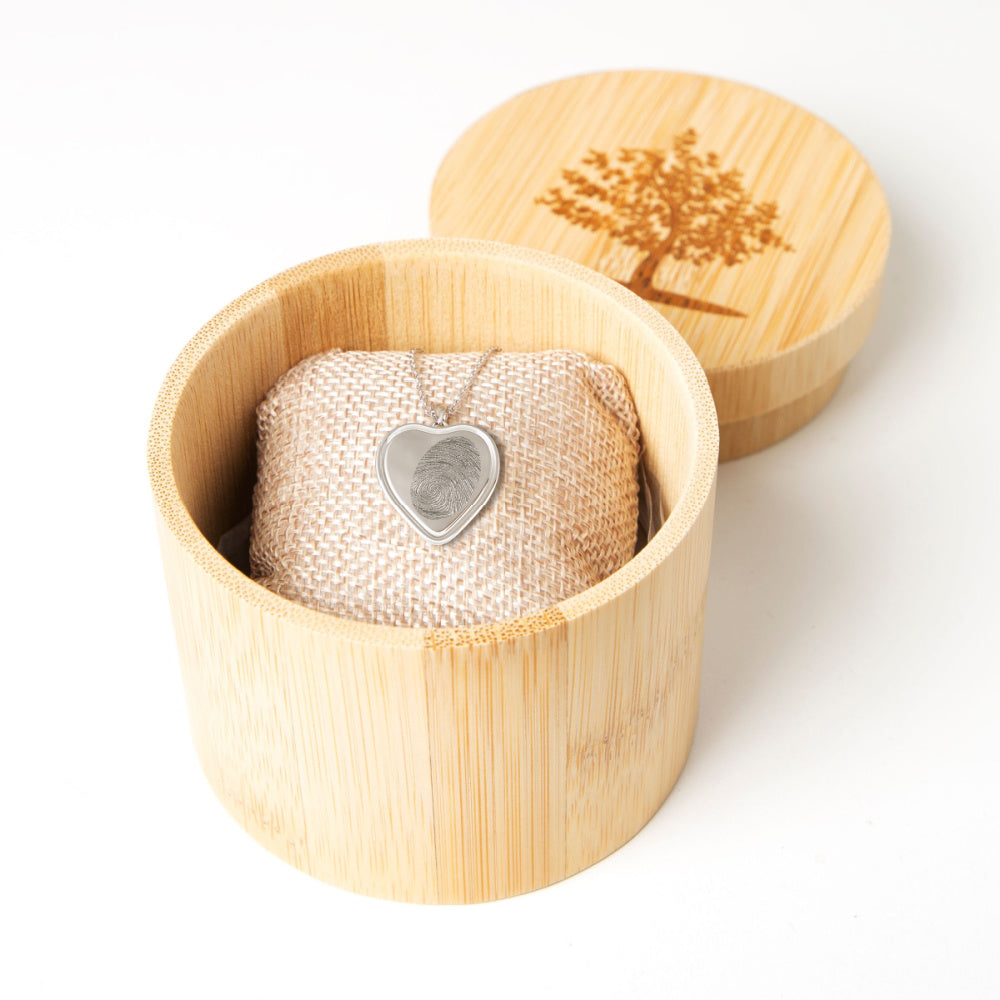 Heart Fingerprint Pendant - Farris