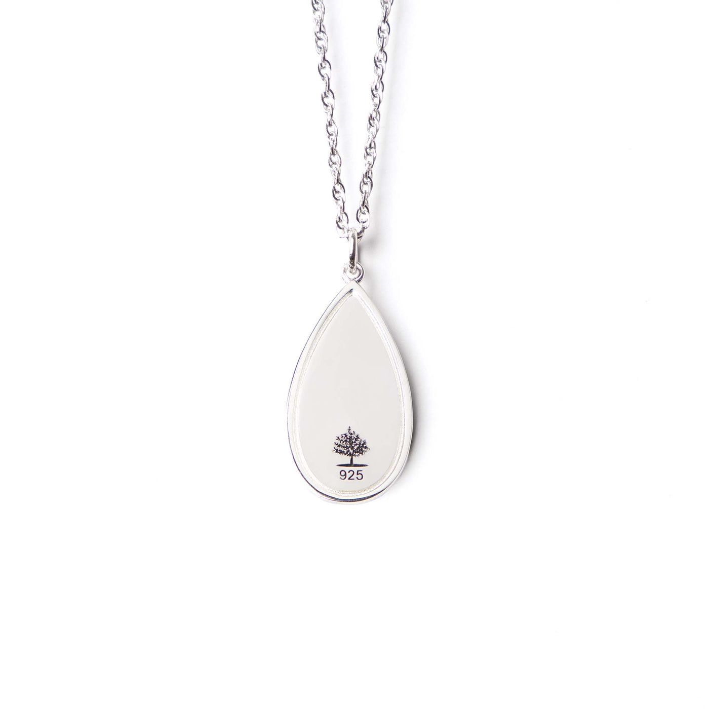 Teardrop Fingerprint Pendant - Weddle