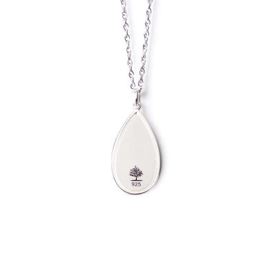 Teardrop Fingerprint Pendant - Weddle